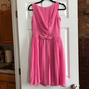 Vintage Milly Silk Pink Cocktail Dress